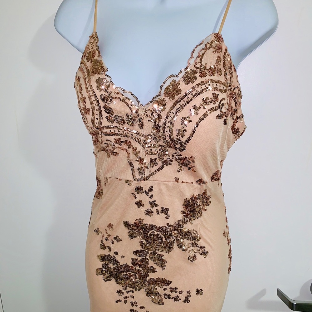 Rose Gold Dress - Picture 2 of 9
